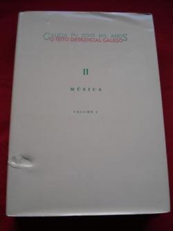 Ver os detalles de:  Galicia fai dous mil anos. O feito diferencial galego. Tomo II: Msica. Volume I (con un CD). Relatorios do Encontro O Feito Diferencial Galego na Msica, celebrado en Santiago do 15 ao 18 de decembro de 1997.