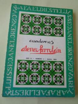 Ver os detalles de:  Cuadernos Ateneo Ferroln. Ano III. N II. Nadal 1983. Rafael Dieste- Luis Seoane-Lorenzo Varela