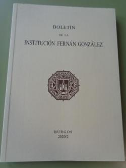 Ver os detalles de:  BOLETN DE LA INSTITUCIN FERNN GONZLEZ. N 261. Burgos, 2020/2