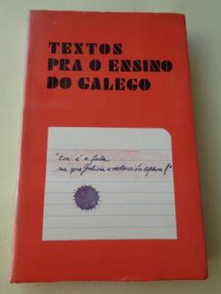 Ver os detalles de:  Textos pra o ensino do galego (1976)