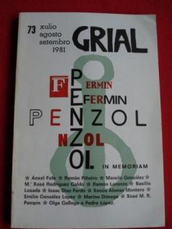 Ver os detalles de:  Revista GRIAL. N 73 (Xulio-agosto-setembro 1981). Fermn Penzol, In Memoriam