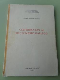 Ver os detalles de:  Contribucin al diccionario gallego (1967)