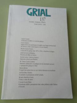 Ver os detalles de:  GRIAL. Revista galega de cultura. Nmero 137. Xaneiro, febreiro, marzo 1998. Tomo XXXVI