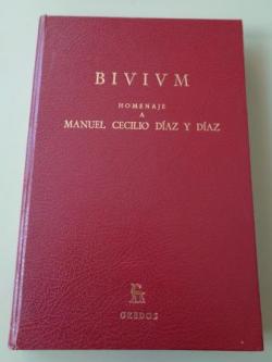 Ver os detalles de:  BIVIVM. Homenaje a Manuel Cecilio Daz y Daz