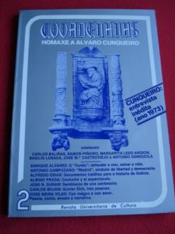 Ver os detalles de:  COORDENADAS. Revista Universitaria de Cultura. N 2  (1980). Homenaxe a lvaro Cunqueiro. Entrevista indita a Cunqueiro (ano 1973)