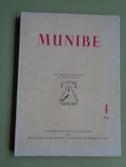Ver os detalles de:  MUNIBE. Nmero 4. Ao 1958