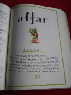 Ver os detalles de:  ALFAR (Revista de Casa Amrica Galicia) Edicin facsmile. Tomo IV. Nmero 50 a 58 (De Maio 1925 a Xuo 1926)
