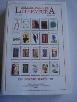 Ver os detalles de:  Boletn Galego de Literatura. N21-22, 1999. 10 anos de creacin. 1989-1999