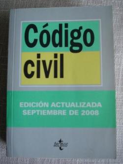 Ver os detalles de:  Cdigo civil. Edicin actualizada septiembre 2008