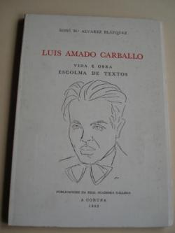 Ver os detalles de:  Luis Amado Carballo. Vida e obra. Escolma de textos  