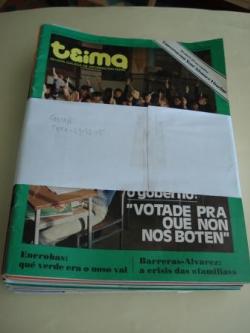 Ver os detalles de:  TEIMA. Revista Galega de Informacin Xeral. 31 nmeros (Faltan n 0 - 11- 29 - 32- 35 para a coleccin completa)