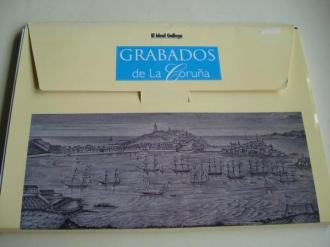 Grabados de La Corua. 50 gravados en color e B/N 32 x 21,5 cm en carpeta - Ver los detalles del producto