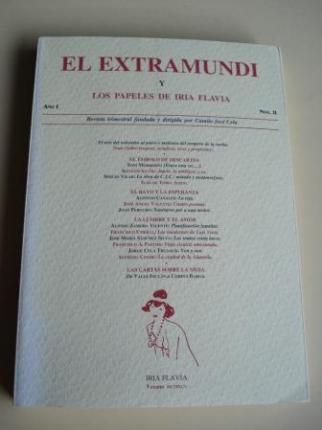 EL EXTRAMUNDI Y LOS PAPELES DE IRIA FLAVIA. Revista trimestral fundad y dirigida por Camilo Jos Cela. N II. Verano, 1995 - Ver os detalles do produto