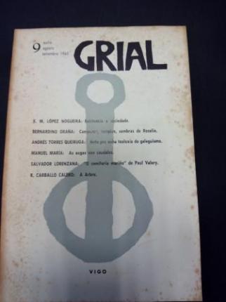 GRIAL. Revista Galega de Cultura. Nmero 9. Xullo, agosto, setembro 1965 (Relato de Manuel Mara: As augas van caudales) - Ver os detalles do produto