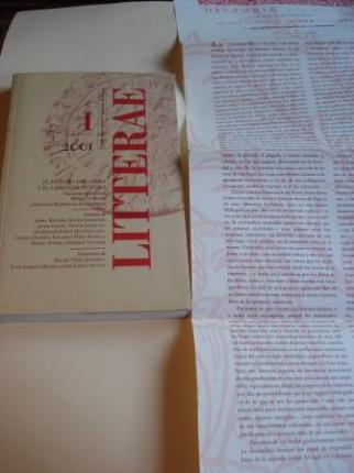 LITERAE. Cuadernos sobre Cultura Escrita. Nmero I. 2001 (Con separata de Vctor Infantes: Historia mnima (y desde luego incompleta) de los impresos de una sola hoja) - Ver os detalles do produto