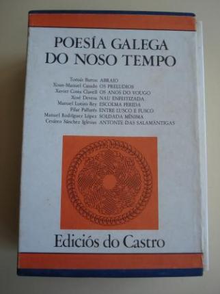 Poesa galega do noso tempo (Toms Barros-Xon Manuel Casado-X. Costa Clavell-Xos Devesa-Manuel Lueiro Rey-Pilar Pallars-Manuel Rodrguez Lpez-Cesreo Snchez Iglesias). 8 libros en estoxo de cartn ilustrado - Ver os detalles do produto