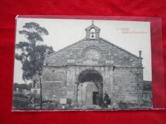 Tarxeta postal: Noia (Noya) - Igrexa de Santa Mara a Nova. 1920 - Ver los detalles del producto