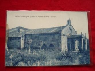 Tarxeta postal: Noia (Noya) - Antiga Igrexa de Santa Mara a Nova. 1920 - Ver los detalles del producto
