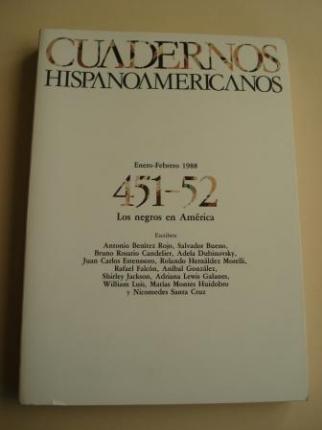 CUADERNOS HISPANOAMERICANOS. 451-52. Enero-Febrero 1988. Los negros en Amrica - Ver los detalles del producto