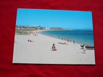Tarxeta postal: Aguio (Ribeira- A Corua). Praia da Catia. Anos 70 - Ver los detalles del producto