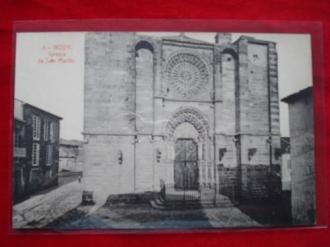 Tarxeta postal: Noia (Noya) -Igrexa de San Martio. 1920 - Ver los detalles del producto