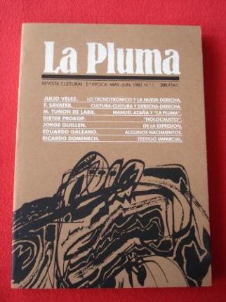 LA PLUMA. Revista Cultural. 2 poca. Mayo-Junio, 1980. N 1 - Ver os detalles do produto