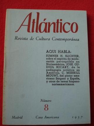 ATLNTICO. Revista de Cultura Contempornea. Nmero 8, Diciembre-1957. Casa Americana - Madrid - Ver os detalles do produto