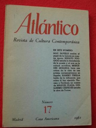 ATLNTICO. Revista de Cultura Contempornea. Nmero 17, 1961. Casa Americana - Madrid - Ver os detalles do produto