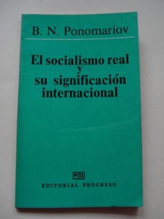 El socialismo real y su significacin internacional - Ver os detalles do produto