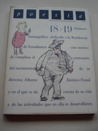 POESA. Revista ilustrada de informacin potica. N 18 y 19. Monogrfico dedicado a la Residencia de Estudiantes - Ver os detalles do produto