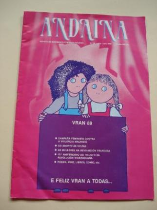 ANDAINA. Revista do Movimento Feminista Galego. 1 poca. N 18, xuo-xullo, 1989 - Ver os detalles do produto