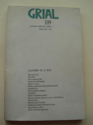 GRIAL. N 109. Xaneiro, febreiro, marzo 1991. Especial Alejandro de la Sota - Ver os detalles do produto