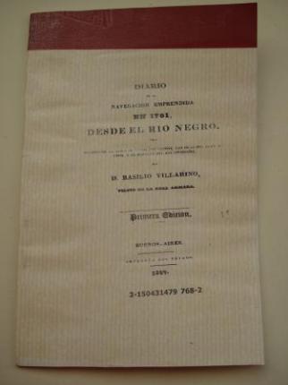 Diario de la navegacin emprendida en 1781 desde el ro Negro por Basilio Villarino (Basilio Vilario) - Ver os detalles do produto