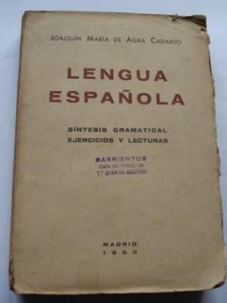 Lengua Espaola. Sntesis gramatical. Ejercicios y lecturas - Ver os detalles do produto