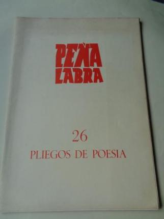 PEA LABRA. Pliegos de poesa, n 26. Invierno 1977-78. Carpeta con 5 cuadernos en pliegos - Ver os detalles do produto