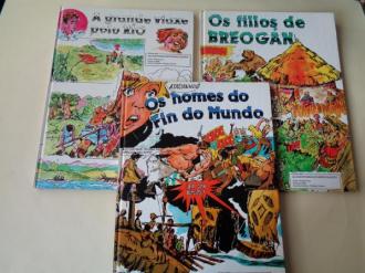 Coleccin completa AS AVENTURAS DUN NENO GALEGO: Os homes do fin do mundo - Os fillos de Breogn - A grande viaxe polo ro (Ilustrados por Bofill) - Ver los detalles del producto