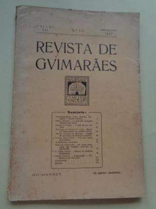 REVISTA DE GUIMARES. Janeiro - Junho 1942 (Vol. LII - Nmeros 1 -2) - Ver os detalles do produto