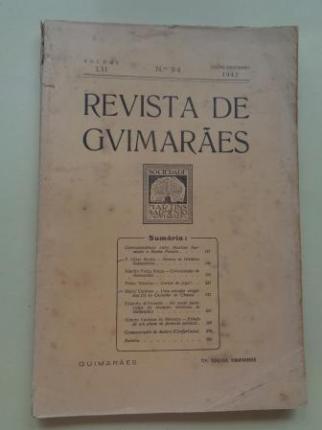 REVISTA DE GUIMARES. Julho - Dezembro 1942 (Vol. LII - Nmeros 3 -4) - Ver los detalles del producto
