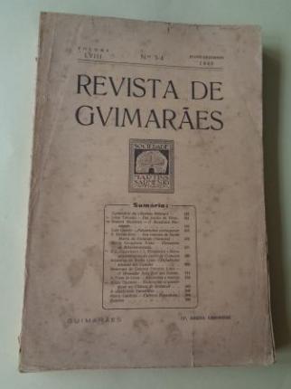 REVISTA DE GUIMARES. Julho - Dezembro 1948 (Vol. LVIII - Nmeros 3 -4) - Ver los detalles del producto