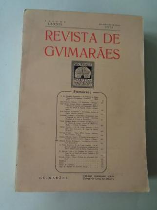 REVISTA DE GUIMARES. Janeiro - Dezembro 1979 ( Vol. LXXXIX)  - Ver los detalles del producto