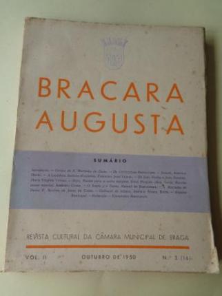 BRACARA AUGUSTA. Revista Cultural da Cmara Municipal de Braga. Outubro, 1950 (Vol. II - n 3 (16)) - Ver os detalles do produto