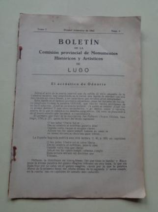 Boletn de la Comisin Provincial de Monumentos Histricos y Artsticos de Lugo. N 5, Primer trimestre de 1943 - Ver los detalles del producto