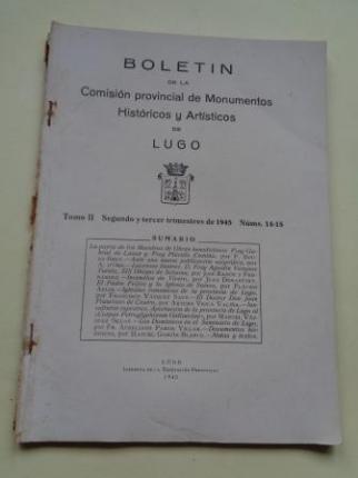 Boletn de la Comisin Provincial de Monumentos Histricos y Artsticos de Lugo. Nmeros 14-15, Segundo y tercer trimestre de 1945 - Ver los detalles del producto