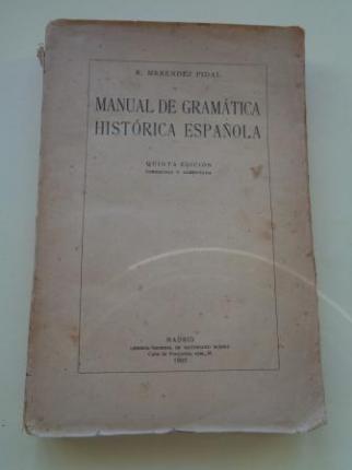 Manual de Gramtica Histrica espaola - Ver los detalles del producto
