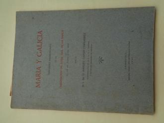 Mara y Galicia. Discurso pronunciado en la coronacin de Ntra. Sra. de la Barca el 15 de agosto de 1947 - Ver os detalles do produto