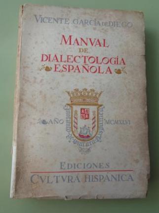 Manual de dialectologa espaola - Ver os detalles do produto
