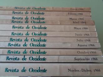 REVISTA DE OCCIDENTE. AO 1966 COMPLETO. Nmeros 34 al 45 - Ver os detalles do produto