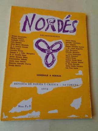 NORDS. Revista de poesa y crtica, 1975. A Corua, nmeros 2 y 3. Homenaje a Rosala - Ver los detalles del producto