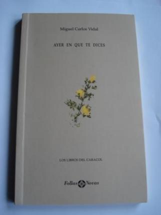 Ayer en que te dices - Ver los detalles del producto