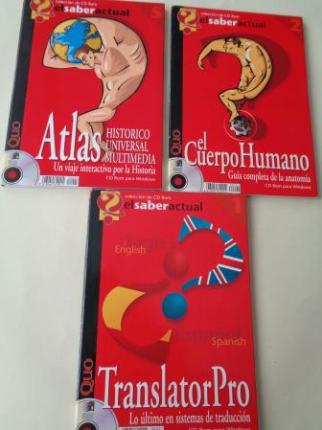 Lote 3 CD Rom: Atlas Histrico Universal Multimedia / TranslatorPro / El Cuerpo Humano - Ver los detalles del producto